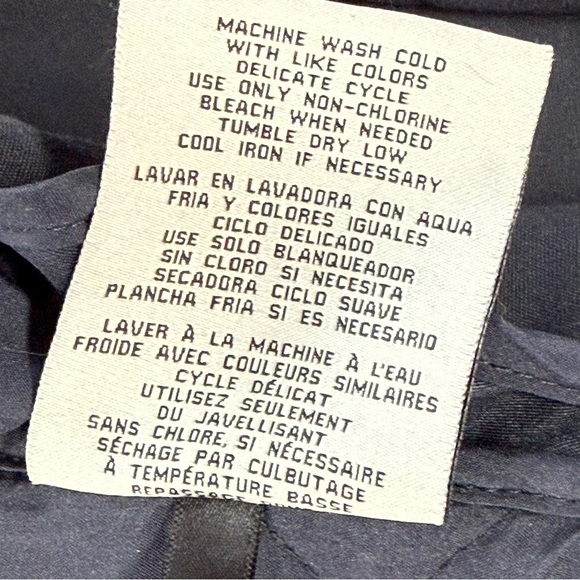 Levis Quilted Shirt Jacket Men Medium Navy Zip Snap Barn Coat Shacket Cotton - Picture 17 of 17